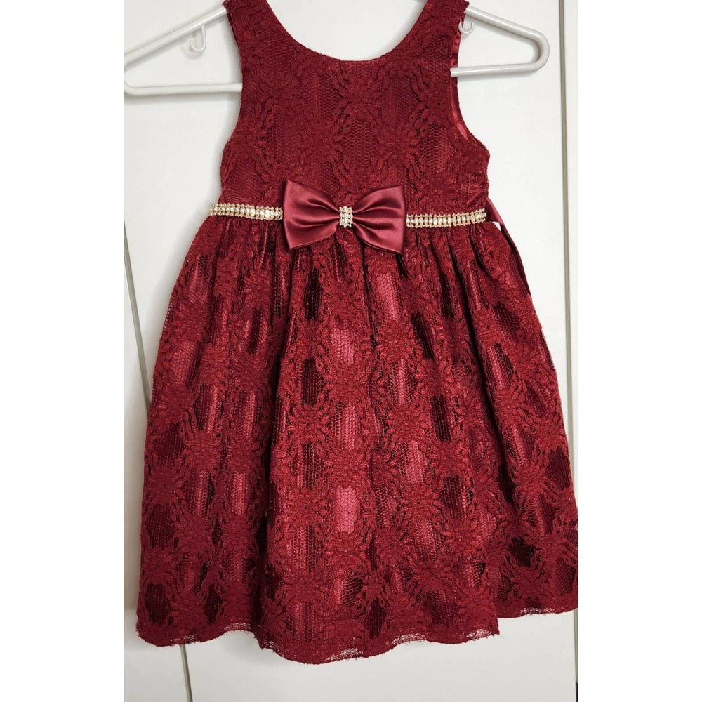AMERICAN PRINCESS Dark Red, Lacy Holiday size 4